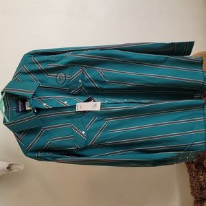Wrangler Western Shirt Large Tall